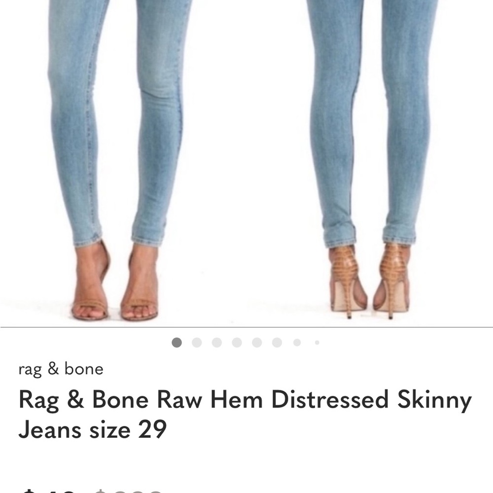 RESELLER BUNDLE: 6 Pairs of Woman’s Denim Jeans (Rag & Bone, Paige, Reformation) - Picture 3 of 8